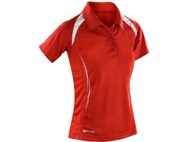 Polo de mujer combinado deportivo 135 gr personalizado