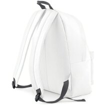 Mochila básica de cremalleras diferentes colores blanca Mochila básica de cremalleras diferentes colores blanca