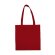 bolsa lisa de algodon con asas largas personalizada rojo