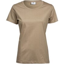 Camiseta de mujer 185 gr entallada merchandising blanca