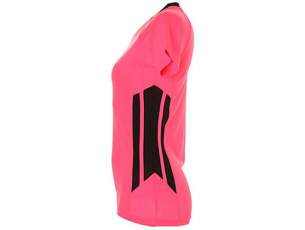 Camiseta técnica Training Gamegear Cooltex Mujer negro/fucsia