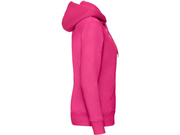 Sudadera deportiva con cremallera Fucsia detalle 1