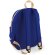 Mochila estilo retro de varios colores azul royal brillante