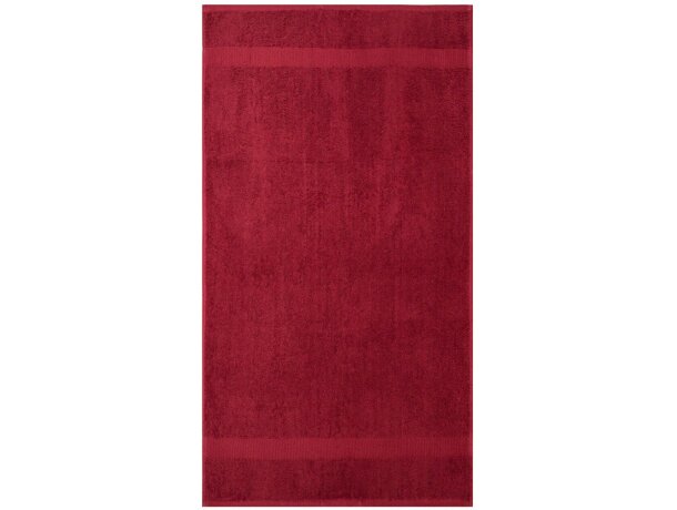 Tiber toalla manos algodón peinado 50x100 cm banda decorativa detalle 3