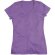 Camiseta de mujer manga corta 100% algodón personalizada lila
