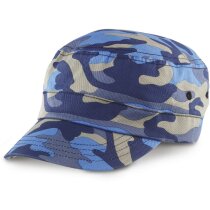 Gorra urbana camuflaje azul camuflaje