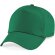 Gorra original para niños en colores lisos verde
