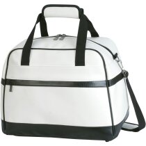 Bolso de viaje con asas acolchadas y resistentes personalizado blanco/negro Bolso de viaje con asas acolchadas y resistentes personalizado blanco/negro