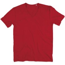 Camiseta de hombre cuello en V 135 gr