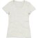Camiseta de mujer manga corta 100% algodón personalizada gris claro