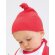Gorro para publicidad 100% algodón peinado 200 g/m2 para bebé Rojo detalle 2