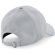 Gorra de 6 paneles de 100% poliester Gris claro marl detalle 2