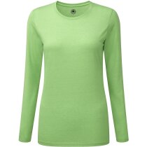 Camiseta de mujer tejido mixto manga larga 160 gr Camiseta de mujer tejido mixto manga larga 160 gr