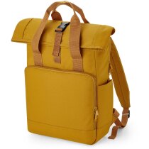 Mochila reciclada doble asa Roll-Top para portátil Mochila reciclada doble asa Roll-Top para portátil