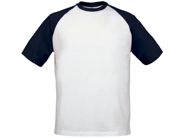 Camiseta combinada 185 gr