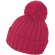 Gorro de poliester para la nieve personalizada fucsia