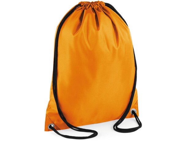 Mochila 100% poliéster con correas ajustables Naranja detalle 4