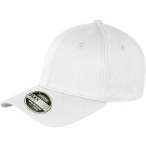Gorra de algodon 240 gr con banda antisudor personalizada blanca