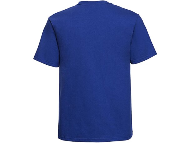 Camiseta alta calidad unisex 220 gr Azul royal brillante detalle 2