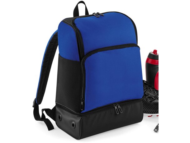 Mochila Hardbase Sports Backpack Azul claro/gris oscuro detalle 7