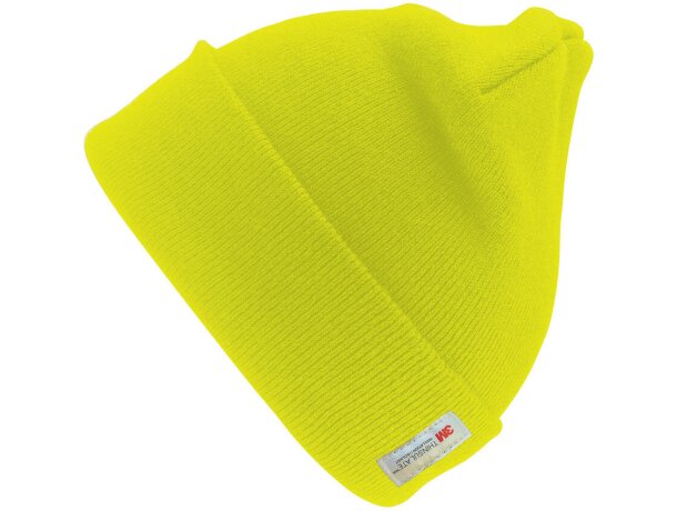 Gorro para esquiar 340 gr Amarillo fluorescente detalle 6