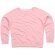 Sudadera de mujer cuello ancho Rosa suave