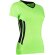 Camiseta de mujer manga corta combinada 135 gr