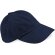 Gorra de algodón con cierre de hebilla y perfil bajo azul marino