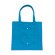 alder bolsa plegable con asas largas personalizada azul