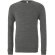 Sudadera con cuello redondo ajustada Gris foca