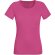 Camiseta de mujer manga corta técnica 135 gr personalizada fucsia