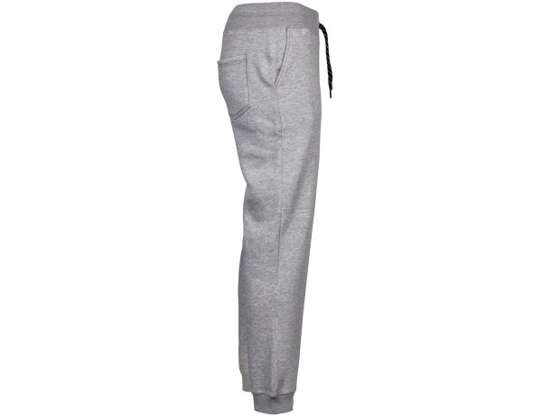 Pantalones deportivos personalizados unisex de poliéster 310 g/m2 Sweat Gris brezo detalle 4