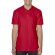 Softstyle® Adult Double Pique Polo personalizado rojo