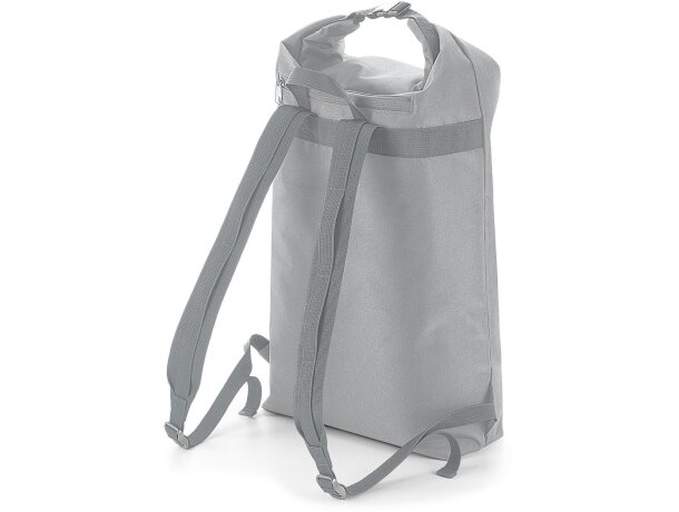 Mochila Icon Roll-top Backpack Gris claro marl detalle 1