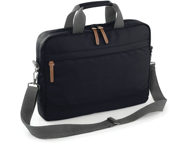 Bolsa maletín para pc personalizada negra Bolsa maletín para pc personalizada negra