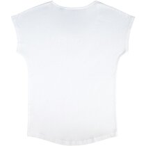 Camiseta de manga corta de mujer blanca Camiseta de manga corta de mujer blanca