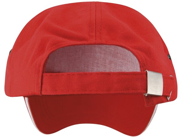 Gorra con acabado terciopelo y visera sandwiche