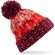 Gorro de invierno económico poliacrílico con base doblada Corkscrew Coral