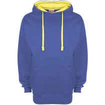 Sudadera con capucha combinada azul