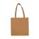 bolsa lisa de algodon con asas largas personalizada marron
