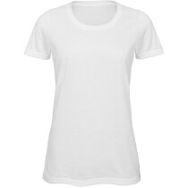 Camiseta blanca sublimación mujer Zifta poliéster