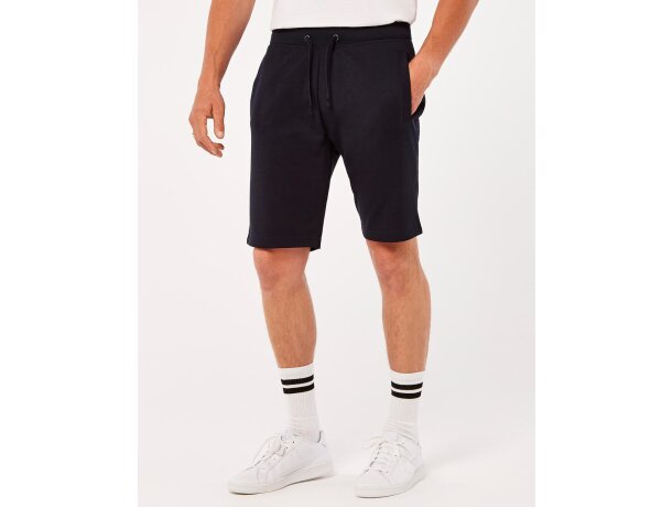 Pantalón con logo 100% algodón 250 g/m2 Sweat Negro detalle 1
