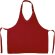 Mandil para mujer con bolsillo en varios colores personalizado rojo
