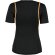 Camiseta de mujer manga corta detalles de color 135 gr con logo