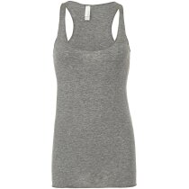 Camisetas tirantes mujer poliéster-algodón y talle largo