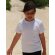 Camiseta de poliester tallas de niño 160 gr Blanco detalle 1