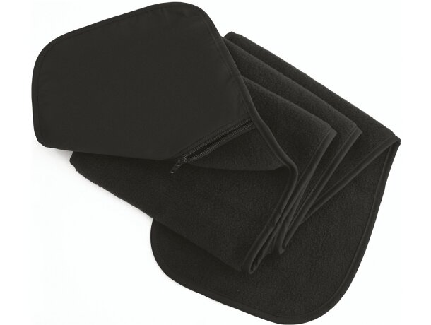 Bufanda Result polar con cremallera de seguridad y bolsillo Rojo detalle 2