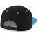 Gorra  estilo snapback de 5 Paneles Negro/carbon detalle 2