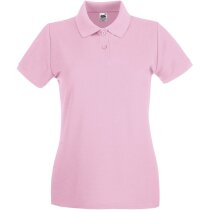 Polo manga corta de mujer entallado 180 gr personalizado rosa claro Polo manga corta de mujer entallado 180 gr personalizado rosa claro