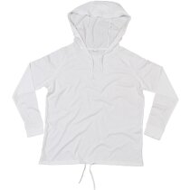 Sudadera de mujer corte recto blanca Sudadera de mujer corte recto blanca